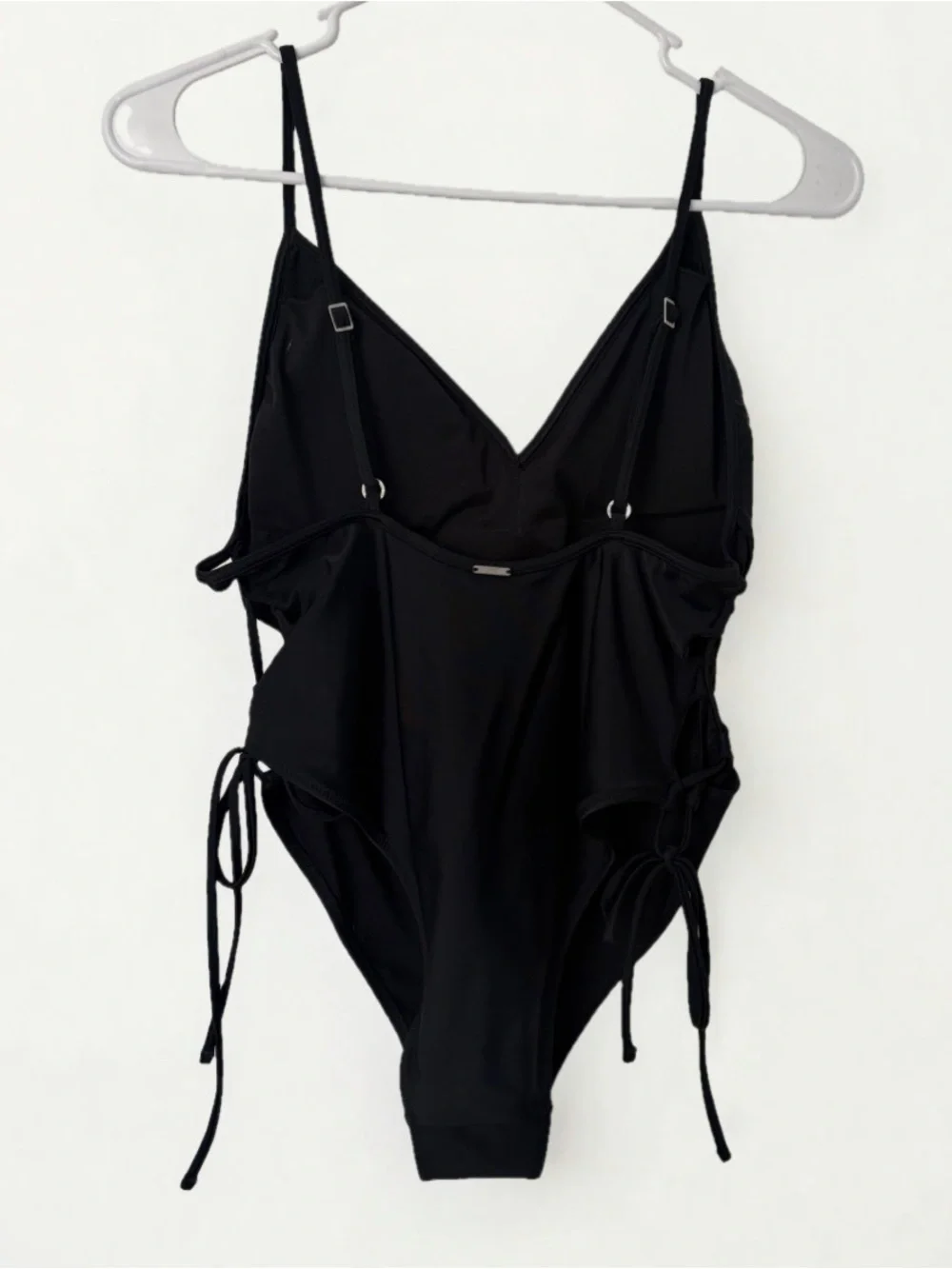 Abercrombie & Fitch Black V-Neck One-Piece Swimsuit